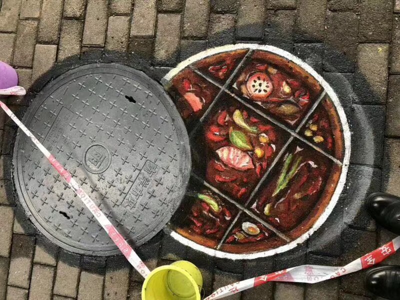 石墩，電箱彩繪